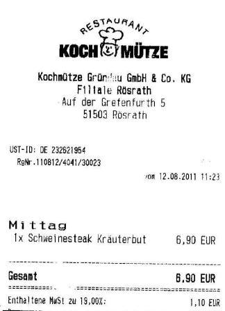 vsug Hffner Kochmtze Restaurant